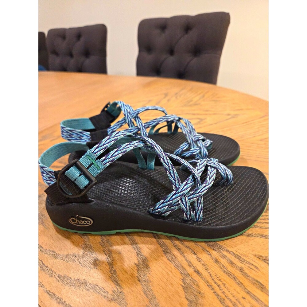 Chaco ZX2 Sandals Womens 7 Blue Teal Strappy Sport Hiking Outdoor Water Shoes